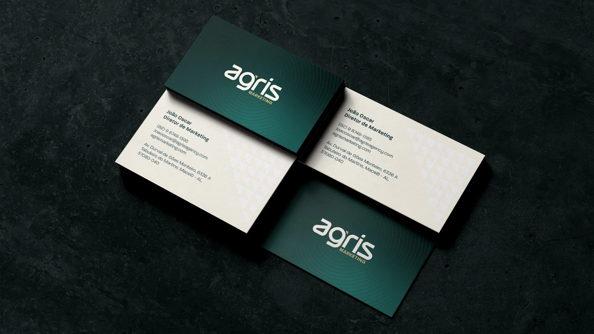 Agris Marketing — cartão detalhe