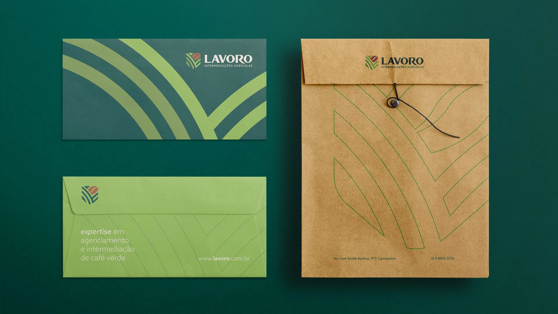 Lavoro — papelaria e envelopes