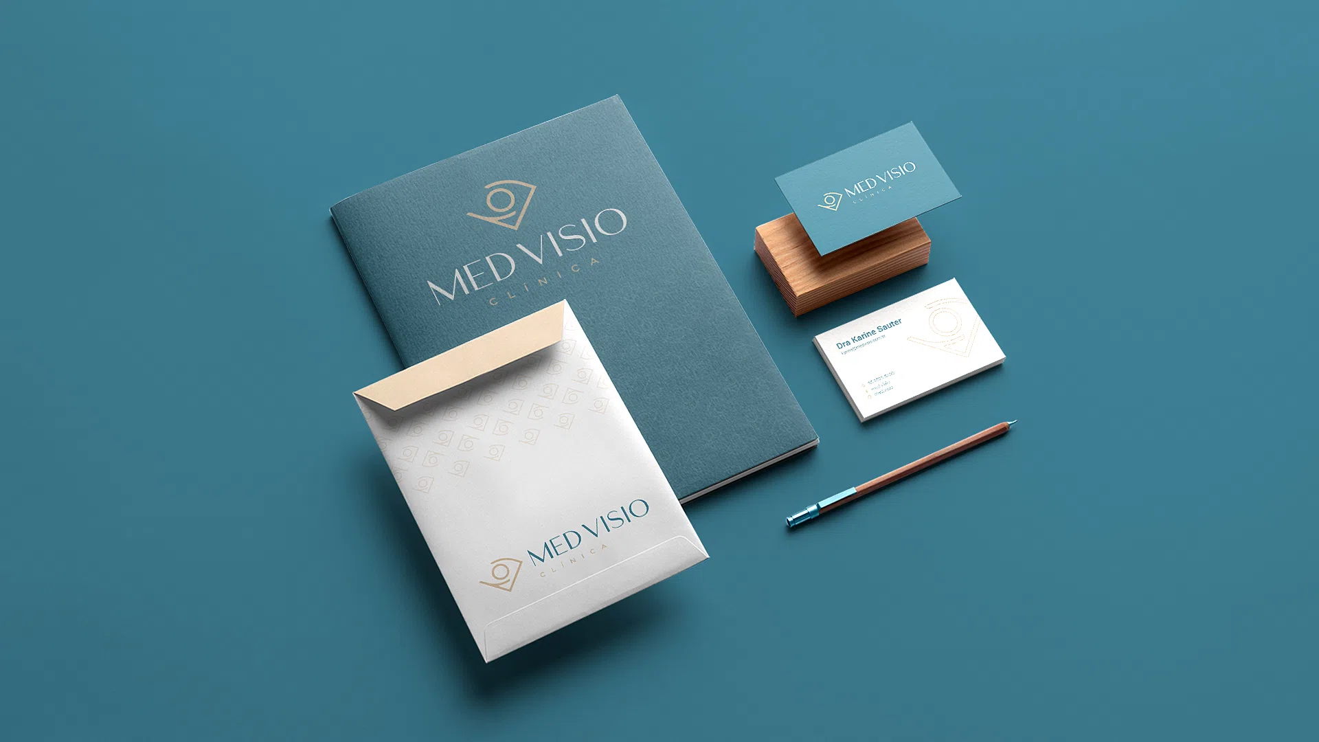 Med Visio — papelaria institucional completa